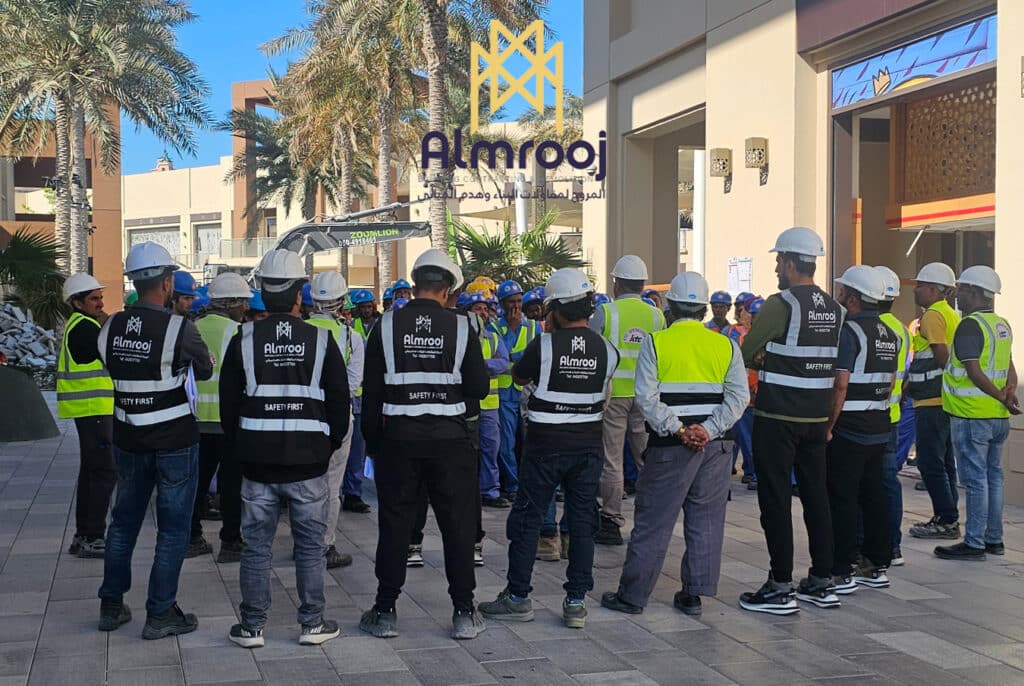 Engineer inspecting villa demolition site in Dubai before contractor evaluation
